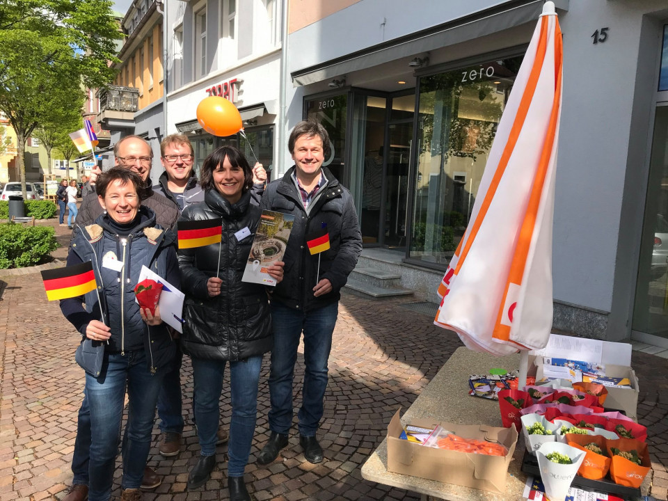 Wahlkampf in der Innenstadt